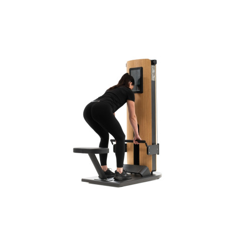 NOHRD StudioLine Back Extension machine Oak with monitor