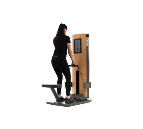 NOHRD StudioLine Back Extension machine Oak with monitor