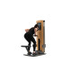 NOHRD StudioLine Back Extension machine Oak with monitor