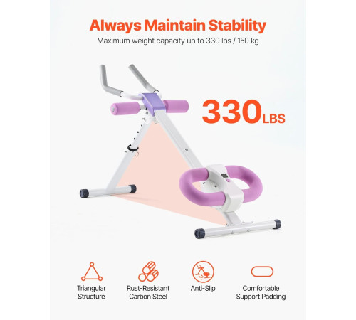 Діп-станція VEVOR 005А, рожево-біла