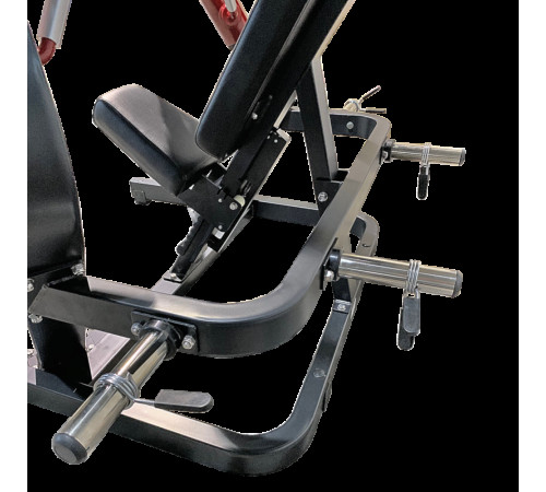 Діп-станція Bauerfitness PLM-405, чорно-червона