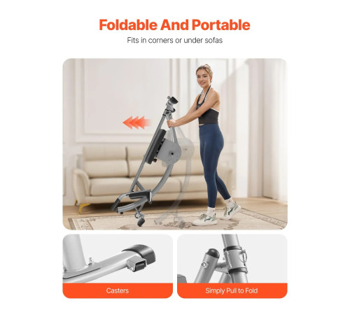 Тренажер для пресу VEVOR YN-388, сірий