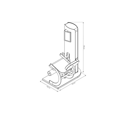 Тренажер для жиму ногами NOHRD StudioLine Leg Extension Oak SL-NH-51.271, дуб