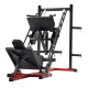 Жим ногами VEVOR HM1904, чорно-червоний