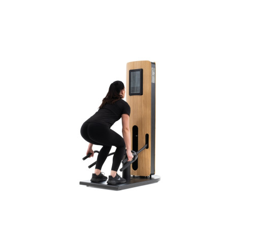 NOHRD StudioLine Dead Lift machine Oak with monitor