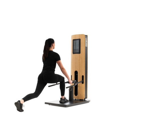 NOHRD StudioLine Dead Lift machine Oak with monitor