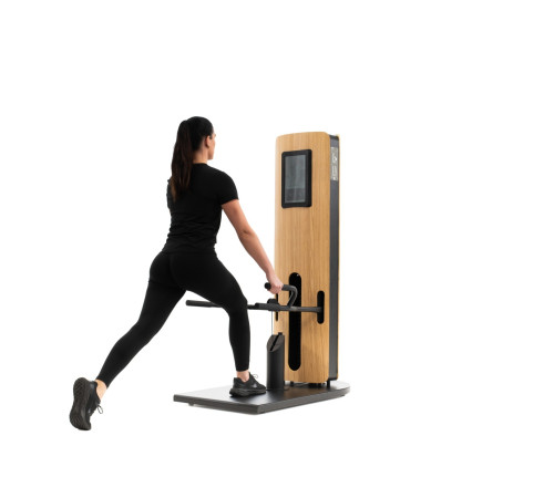 NOHRD StudioLine Dead Lift machine Oak with monitor