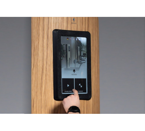NOHRD StudioLine Dead Lift machine Oak with monitor