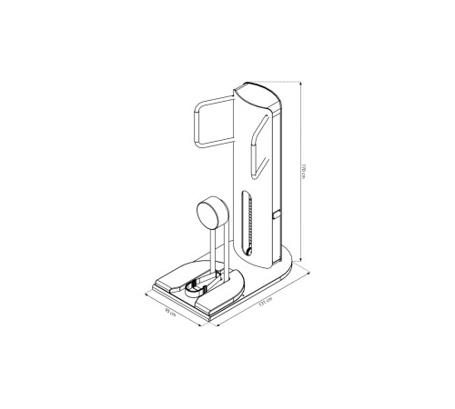 NOHRD StudioLine Hamstring Curl machine Oak