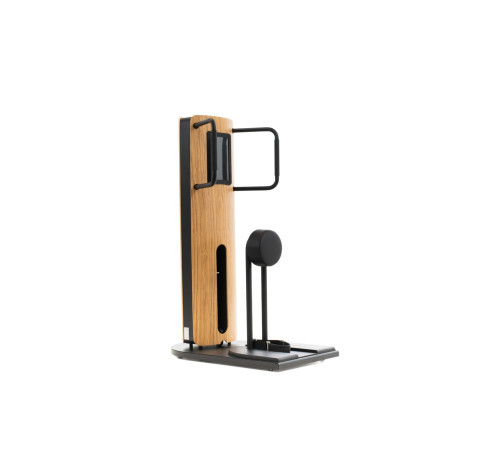 NOHRD StudioLine Hamstring Curl machine Oak with monitor