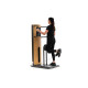 NOHRD StudioLine Hamstring Curl machine Oak with monitor