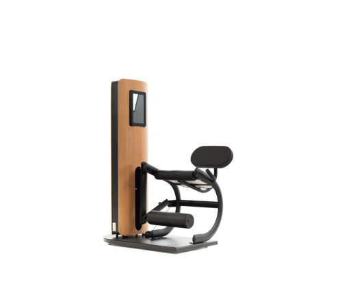NOHRD StudioLine Leg Extension machine Oak with monitor