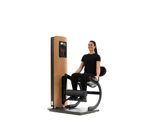 NOHRD StudioLine Leg Extension machine Oak with monitor