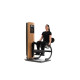 NOHRD StudioLine Leg Extension machine Oak with monitor