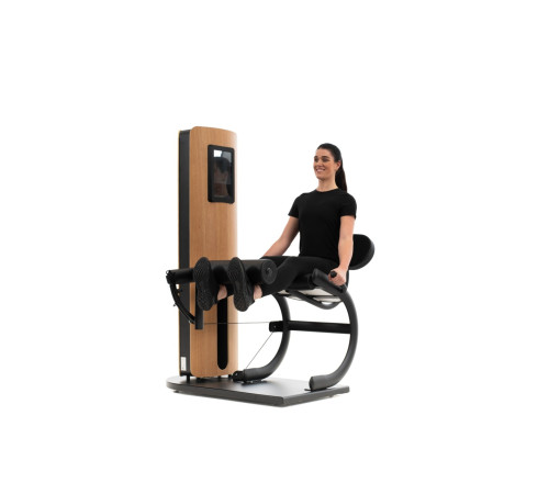 NOHRD StudioLine Leg Extension machine Oak with monitor