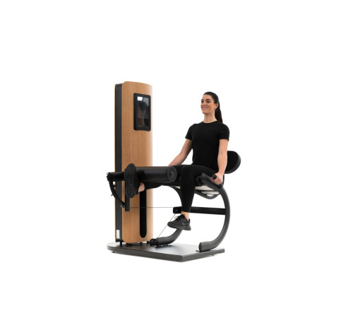 NOHRD StudioLine Leg Extension machine Oak with monitor