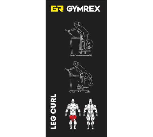 Тренажер "Згинання ніг" Gymrex LEG CURL Тренажер "Згинання ніг" Gymrex LEG CURL