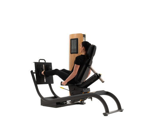 NOHRD StudioLine Leg Press machine Oak with monitor