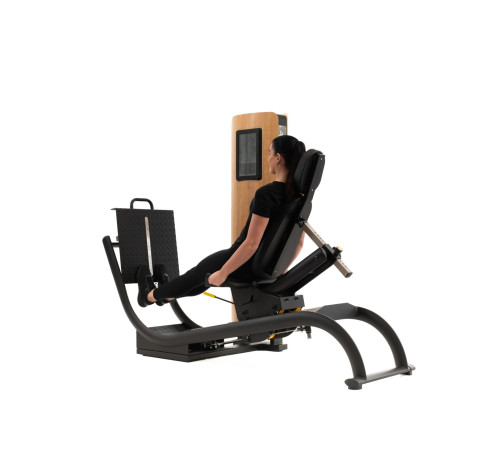 NOHRD StudioLine Leg Press machine Oak with monitor