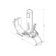 NOHRD StudioLine Leg Press machine Oak with monitor
