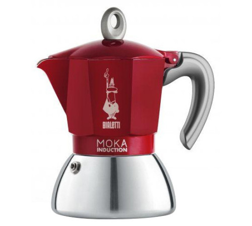 Bialetti New Moka Induction 4 чашки - Червона