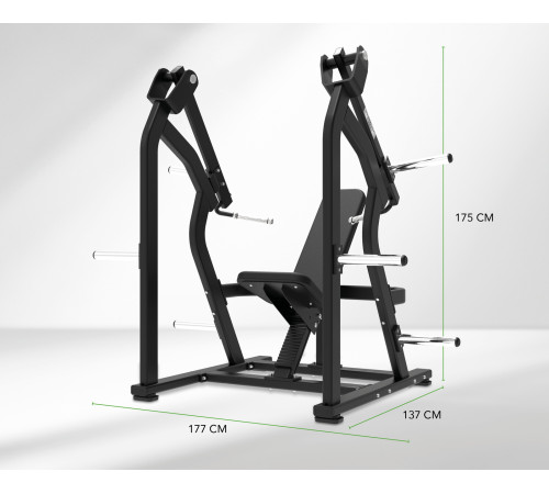 Станція для жиму Tunturi Platinum Shoulder Press V чорна