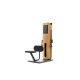 NOHRD StudioLine Seated Row machine Oak with monitor