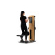 NOHRD StudioLine Seated Row machine Oak with monitor