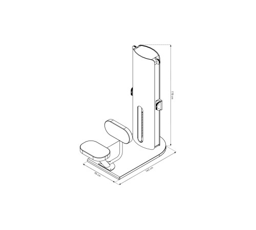 Тренажер для тяги сидячи NOHRD StudioLine Seated Row Oak