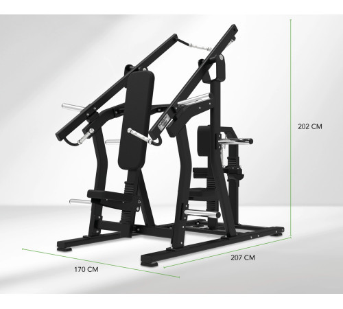 Станція для грудей та спини Tunturi Platinum Dual Chest чорна