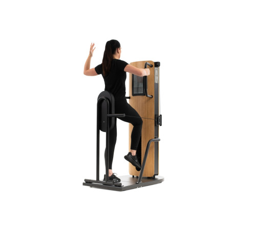 NOHRD StudioLine Chest Press machine Oak with monitor