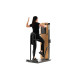 NOHRD StudioLine Chest Press machine Oak with monitor