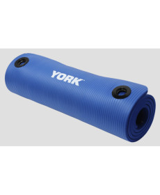 Килимок для фітнесу York Fitness NBR 1 см синій