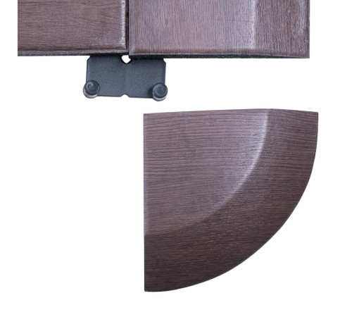 Захисний килимок inSPORTline Luxteko Waffle 100 x 100 x 2 см дерево