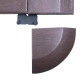 Захисний килимок inSPORTline Luxteko Waffle 100 x 100 x 2 см дерево
