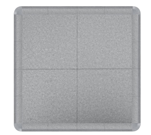 Захисний килимок inSPORTline Luxteko Waffle 100 x 100 x 2 см мармур