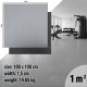 Захисний килимок inSPORTline Luxteko Flat 100 x 100 x 1,5 см, мармур