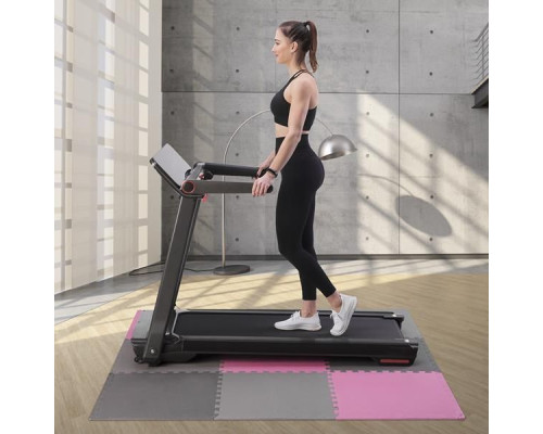 Захисний килимок для фітнесу ONE FITNESS MP10 180 см x 180 см x 1 см різнокольоровий(сірий,чорний,рожевий)