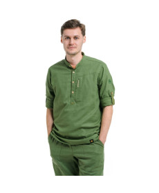 Сорочка ч Turbat Madeira Hemp Mns bronze green - M - зелений