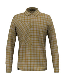 Сорочка чоловіча Salewa FANES FLANNEL 5 PL M L/S SHIRT 28446 7189 розмір 52/XL - коричнева