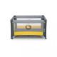 Ліжечко-манеж Lionelo Stefi Yellow Lemon 64 х 124 х 73 см - сіро-жовтий