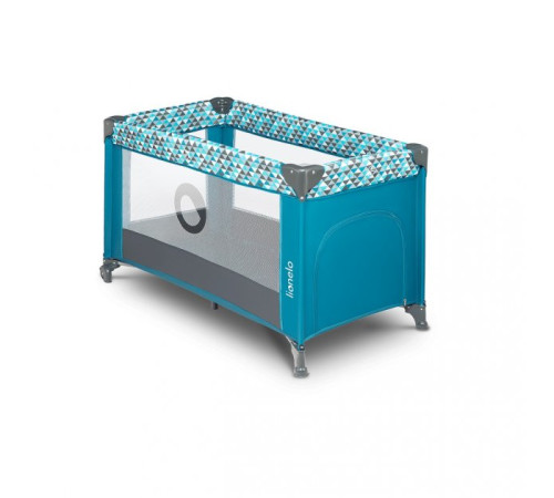 Ліжечко-манеж Lionelo Stefi Green Turquoise 64 х 124 х 73 см - синій Ліжечко-манеж Lionelo Stefi Green Turquoise 64 х 124 х 73 см - синій