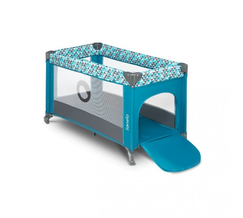 Ліжечко-манеж Lionelo Stefi Green Turquoise 64 х 124 х 73 см - синій Ліжечко-манеж Lionelo Stefi Green Turquoise 64 х 124 х 73 см - синій
