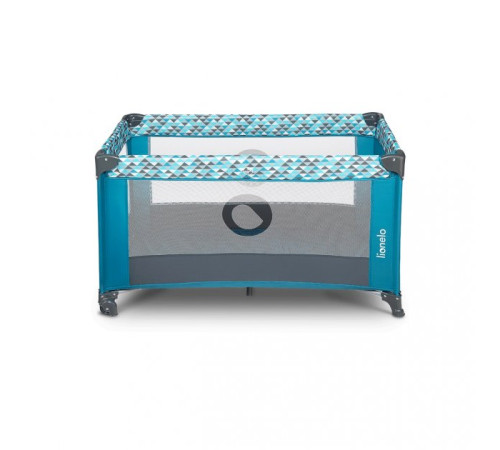 Ліжечко-манеж Lionelo Stefi Green Turquoise 64 х 124 х 73 см - синій Ліжечко-манеж Lionelo Stefi Green Turquoise 64 х 124 х 73 см - синій