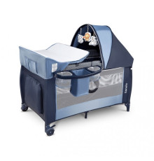 Ліжечко-манеж Lionelo Sven Plus Blue Navy - синій