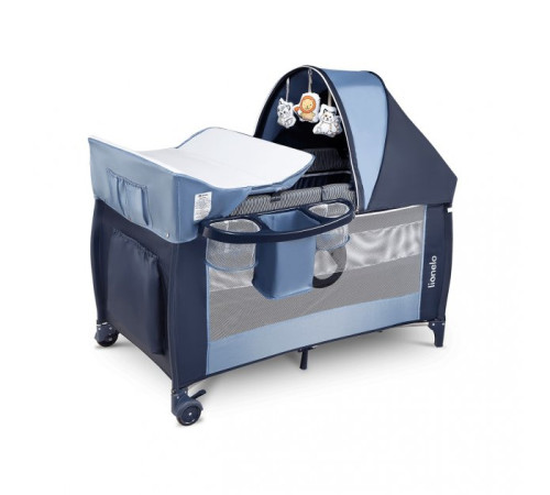 Ліжечко-манеж Lionelo Sven Plus Blue Navy - синій Ліжечко-манеж Lionelo Sven Plus Blue Navy - синій