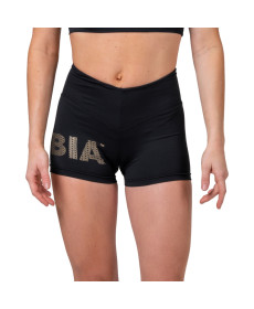 Жіночі шорти Nebbia Gold Print 828 - чорний/XS