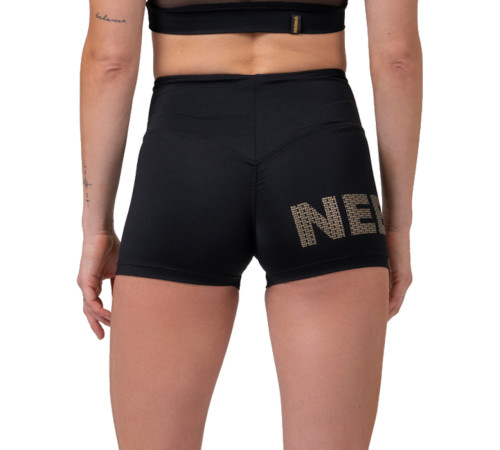 Жіночі шорти Nebbia Gold Print 828 - чорний/XS Жіночі шорти Nebbia Gold Print 828 - чорний/XS