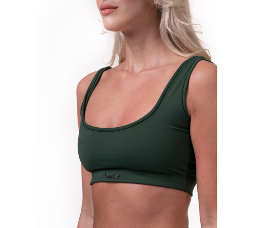 Жіночий топ, бюстгальтер Nebbia Miami Sporty Bralette 554 - зелений/S Жіночий топ, бюстгальтер Nebbia Miami Sporty Bralette 554 - зелений/S