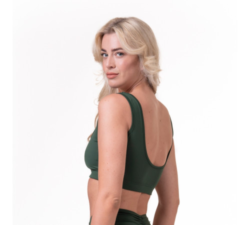 Жіночий топ, бюстгальтер Nebbia Miami Sporty Bralette 554 - зелений/S Жіночий топ, бюстгальтер Nebbia Miami Sporty Bralette 554 - зелений/S
